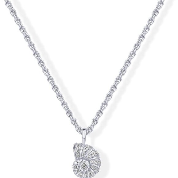 14K Gold Plated Dainty Statement Pendant Necklaces for Women - Hammered Circle B - Picture 1 of 4